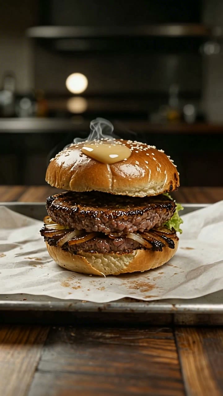Smash burger menu reel
