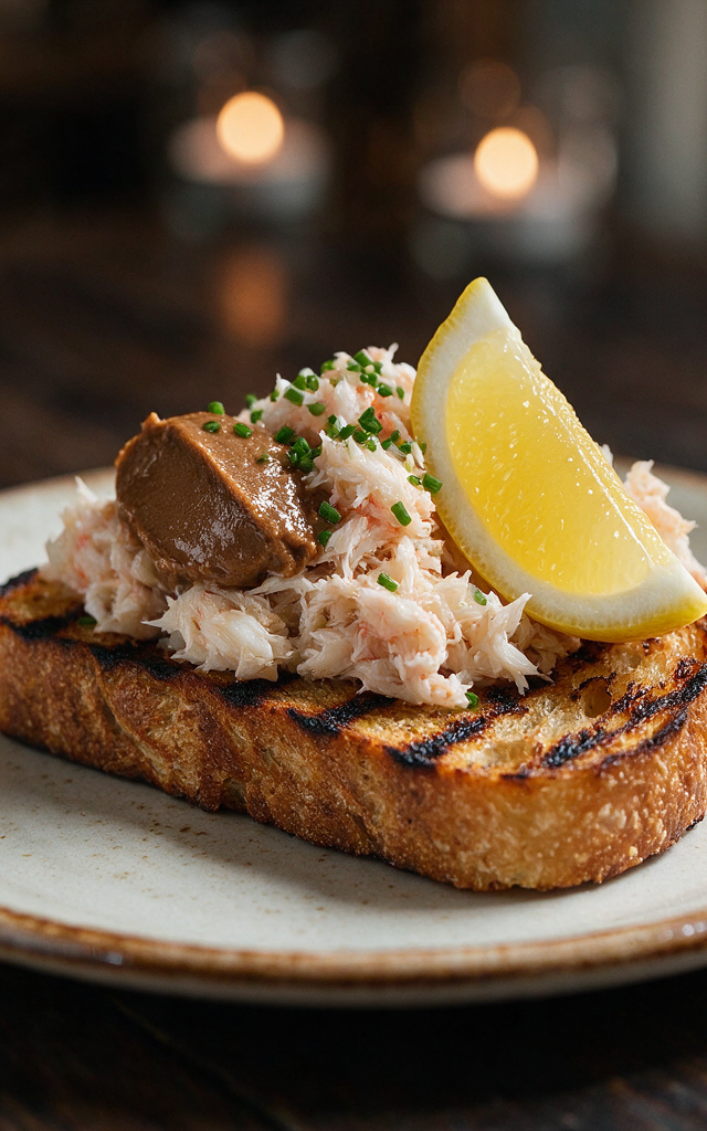 Cornish Crab on Toast