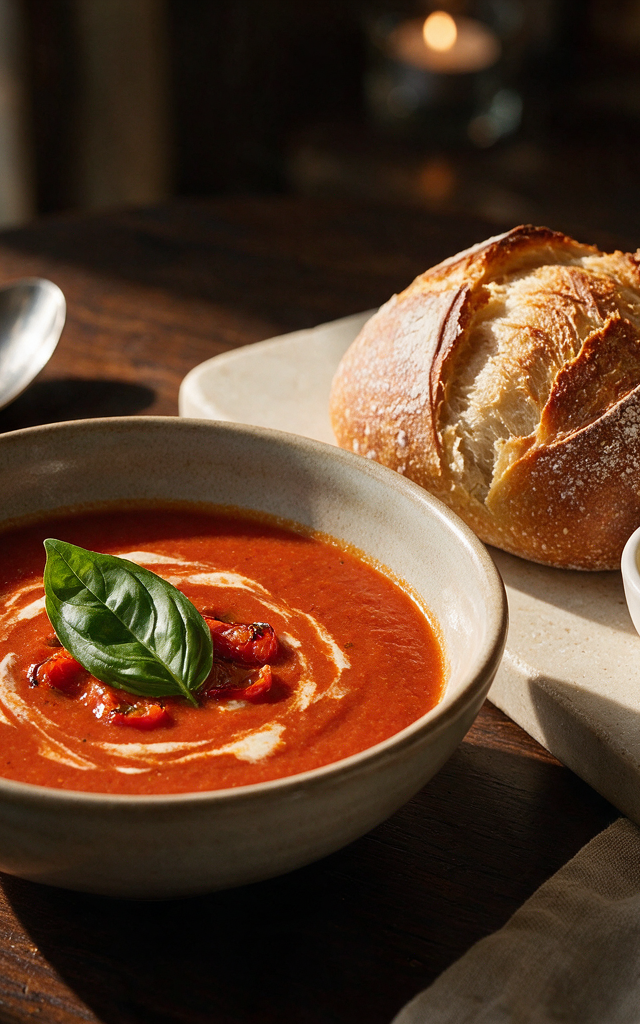 Roast Tomato & Basil Soup