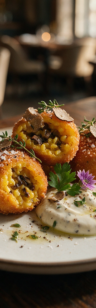 Wild Mushroom Arancini