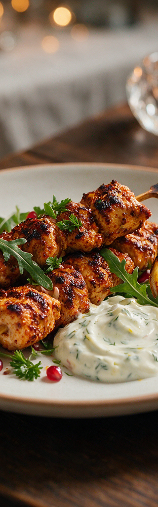 Smoked Paprika Chicken Skewers