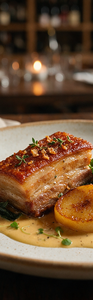 Cider-Braised Pork Belly