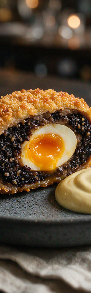 Black Pudding Scotch Egg