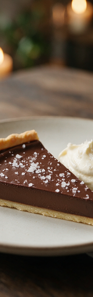 Dark Chocolate & Sea Salt Tart