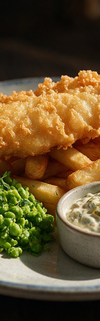 Beer-Battered Haddock & Chips